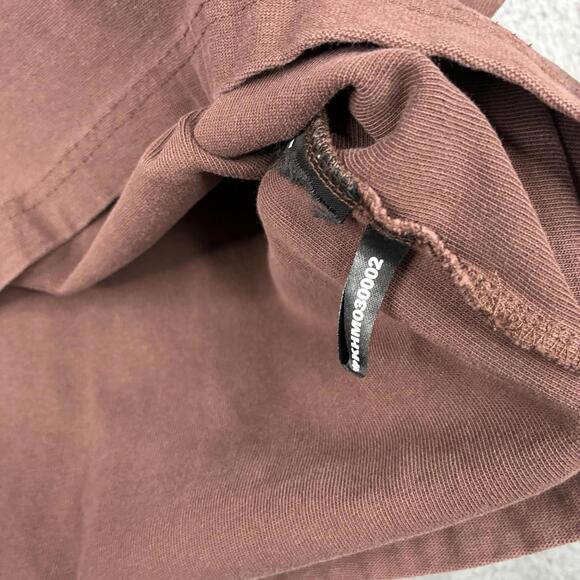 Kith x Russell Athletic Quinn Long Sleeve Shirt Men’s Large Brown Saddle Logo - Picture 6 of 8